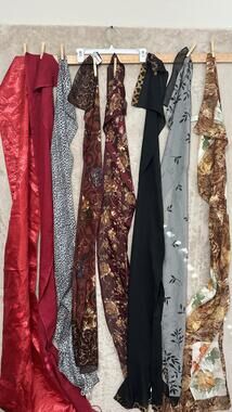 63 Scarf Lot Womens Mixed Brand Floral Animal Print Fashion Wraps Sheer